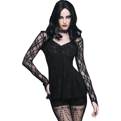 Devil fashion Дамска тениска с дълъг ръкав devil fashion - tt051