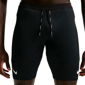 Nike Мъжки клин за бягане Nike Dri-Fit ADV Aeroswift Brief Half Tight Running tights - Black / Summit White - размер XL (027-1222-0114)