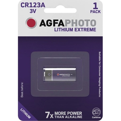AgfaPhoto Батерия AGFAPHOTO Lithium CR123 1 брой (APCR123A)