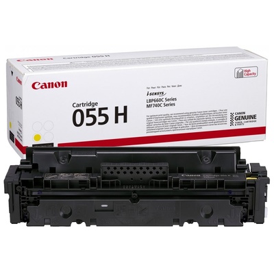 Compatible Съвместима тонер касета CRG055H Yellow - 5.9k, 3017C002AA (CRG-055H-Y-BI)