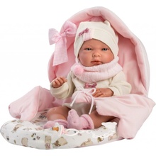 Llorens 73884 NEW BORN HOLČIČKA realistická miminko s celovinylovým tělem 40 cm