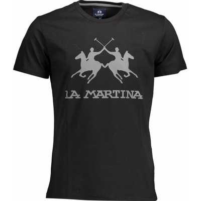 La Martina tričko krátky rukáv čierne