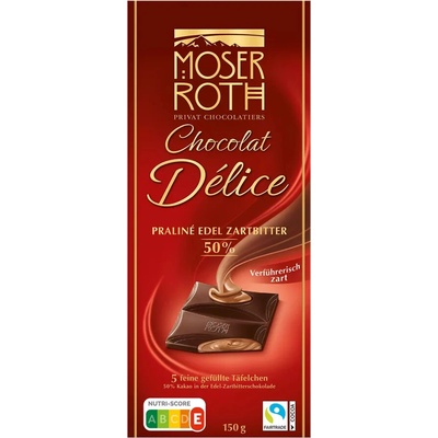 Moser Roth Chocolat Délice Pralinkový krém v hořké čokoládě 50 150 g