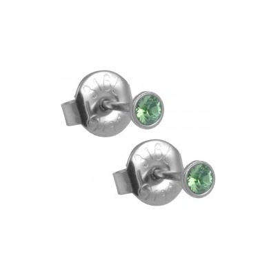 Marre náušnice peridot s krystaly Swarovski Elements ESSW10