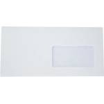  Плик бял DL дес. Прозор. 110x220 mm Стикер 1000 бр (1119041-1000-10-1501001100095)