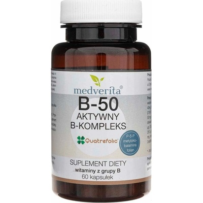 Medverita B-50 metylovaný B-komplex 60 kapsúl