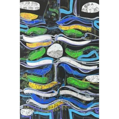 Luka Brase – Traja králi, 2018, 100x70 cm