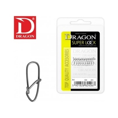 Dragon karabínka Super Lock Veľ.8 10 ks