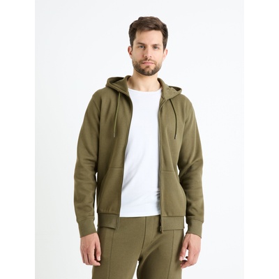 Celio Мъжки суитчър с качулка Celio Fepiquet в цвят каки Celio | Zelen | МЪЖЕ | S