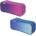 Herlitz Ученически несесер празен, двоен, 2 ципа, Dip Dye Mix - Herlitz