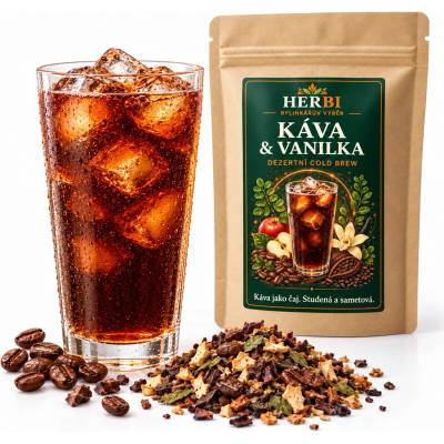Herbi Ledový čaj s kávou a vanilkou 50 g