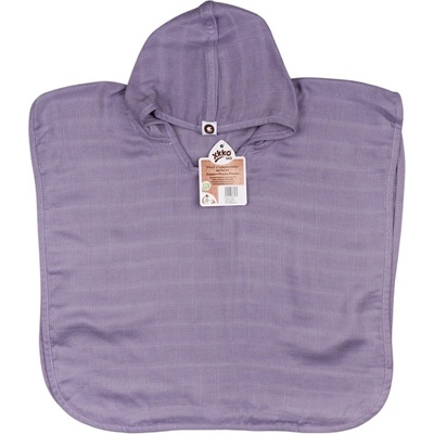 XKKO BMB Bambusové pončo Colours Lavender Aura