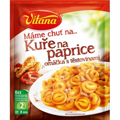 Vitana Rýchla večera Kura na paprike omáčka s cestovinami 167 g