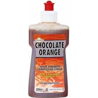 Dynamite Baits Tekutý Posilňovač XL Liquid Attractants Chocolate Orange 250 ml