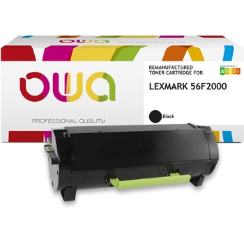 Compatible съвместима черна тонер касета за Lexmark 56F2000 (6000 страници) (K18400OW)