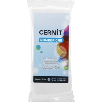 Cernit Polymer Clay N°1 Полимерна глина White Opaque 500 g (CE0900500027C)