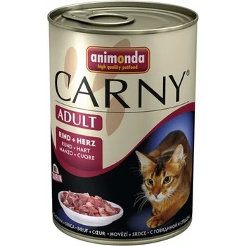 Animonda Carny Adult - говеждо + сърца за израснали котки