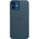Apple iPhone Leather Case with MagSafe - оригинален кожен кейс (естествена кожа) за iPhone 12, iPhone 12 Pro (тъмносин)