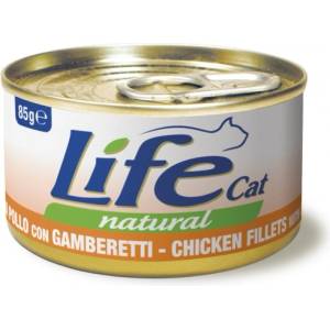 Life Pet Care Life Cat Natural Chicken & Shrimps - с пилешко месо и скариди 85 гр ZOO55317