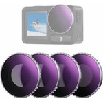 NEEWER ND filter set compatible with DJI Osmo Action 4/Action 5 Pro (pack of 4), screw-on ND8 + ND16 + ND32 + ND64 gray filter filter set action camera accessories, multi-layer optical, FL-B04 - 10105626