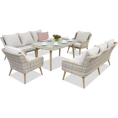 Garden Point Градински мебели Bilbao Apetito 8 Garden Point sand (GAP0560-8)