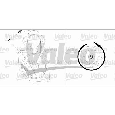 VALEO Startér VALEO RE-GEN REMANUFACTURED 455977