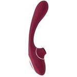 Dildos assorted S Pleasures Dual Suction Wine (P24492)