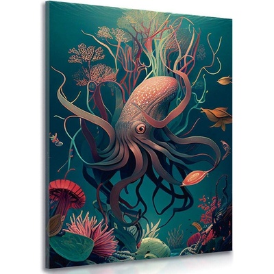 Obraz surrealistická sépie - 40x60