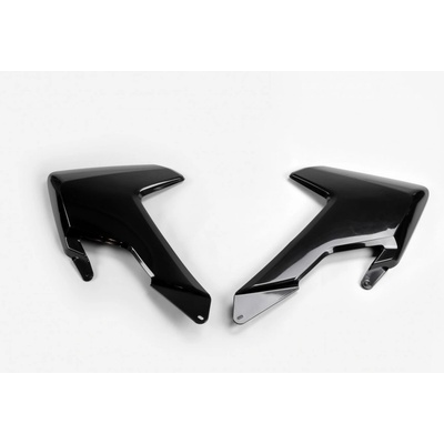 UFO kryty chladiče HUSQVARNA TC 125/300 16-18, TC 250 17-18, TE/TX 125/250/300 17-19, FE 250/350/450/501 17-19, FC 250/350/450 16-18 barva černá