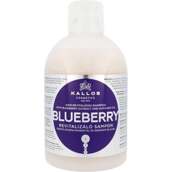 Kallos Blueberry 1000 ml регенериращ шампоан за сухи и изтощени коси за жени