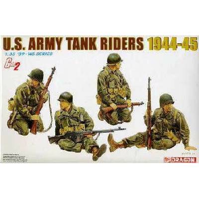 Dragon Model Kit figurky 6378 US ARMY TANK RIDERS 1944 45 1:35