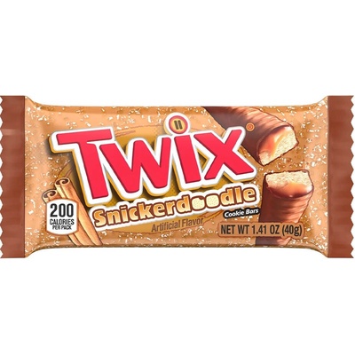 Twix Snickerdoodle sušenky s náplní s příchutí karamelu a skořice 40 g