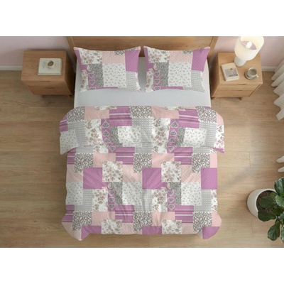 Áčko krep obliečky HOME Rosa 70x90 140x220