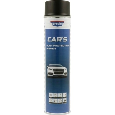Presto Car´s antikorózny základný náter v spreji čierny 600 ml, čierny