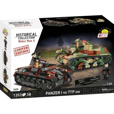 COBI 2659 WW II Set tankov Panzer I vs 7TP DW 1:28
