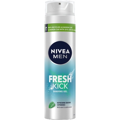 Nivea MEN Гел за бръснене Fresh Kick Гел за бръснене мъжки 200ml