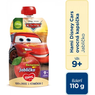 Hami Disney Cars OK jablíčko 110 g