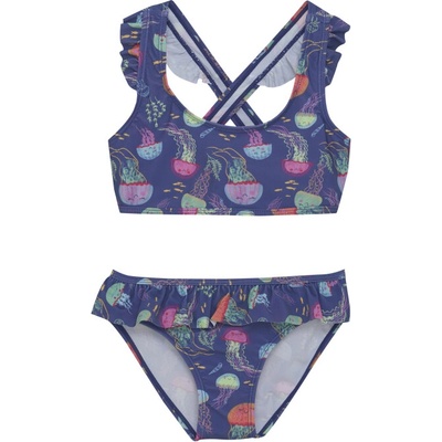 Color Kids-Bikini W. Short Skirt AOP-6149-Marlin Modrá