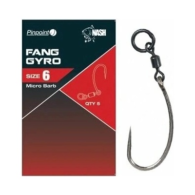 Kevin Nash Pinpoint Fang Gyro Barbless veľ.8 10ks