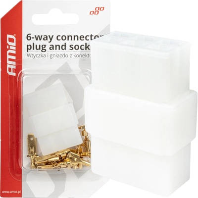 AMiO Konektor, sada 6 PIN -03515