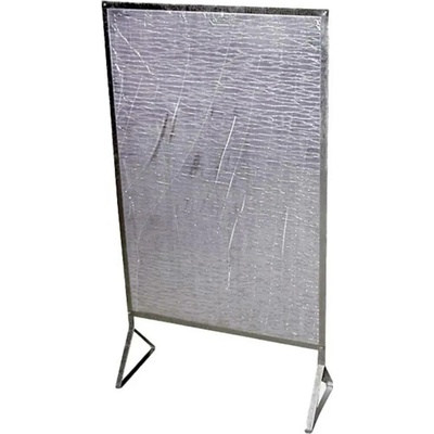 STREFA Zástěna za kamna REFLEX 92x61cm se stojanem