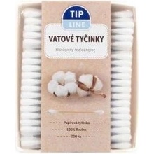 TIP LINE vatové bambusové tyčinky krabička 200 ks