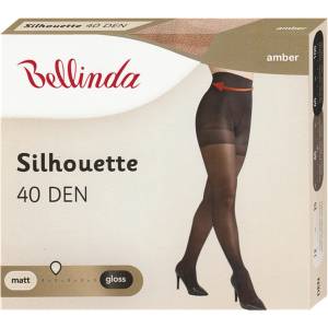 Bellinda SILHOUETTE 40 DEN - Моделиращ чорапогащник без подсилена седалка - amber Bellinda | Oranzhev | ЖЕНИ | S