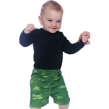 dětské šortky zelená