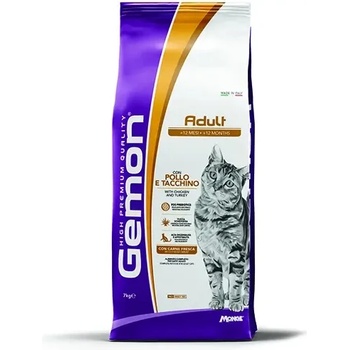 Gemon Adult Cat Chicken& Turkey - 7кг