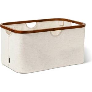Bigso Кремав текстилен сгъваем кош за пране Bamboo/Linen - Bigso (6981S0601-99)