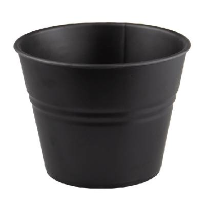 KN-Меламинова кофичка за сервриране ф7, 6xh6, 5cm - 140ml ЧЕРНА (48008. BL) (01361242)