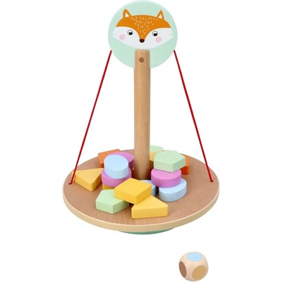 Adam Toys balančná hra s tvarmi líška