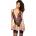 Боди с отворено дъно и включени чорапи, размер M - CR 4721 Body Pink (D-240638)