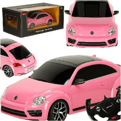 Rastar Auto na dálkové ovládání Volkswagen Beetle RTR růžové 1:14